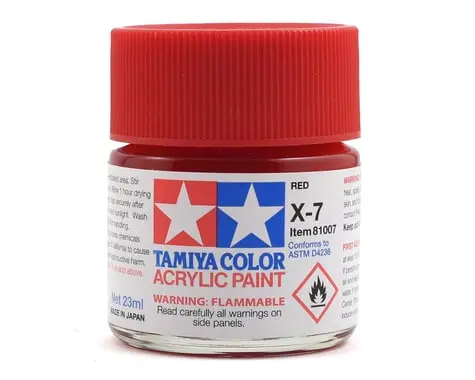 Acrylic X7 Gloss Red - Tam81007 1