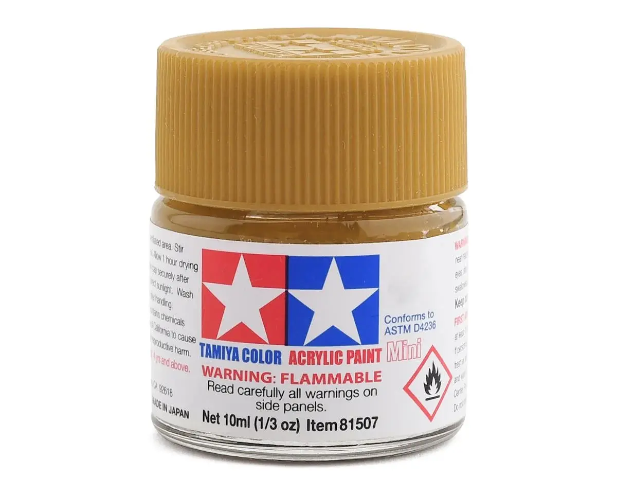 Tamiya X-12 Gold Leaf Gloss Finish Acrylic Paint (23Ml) 1