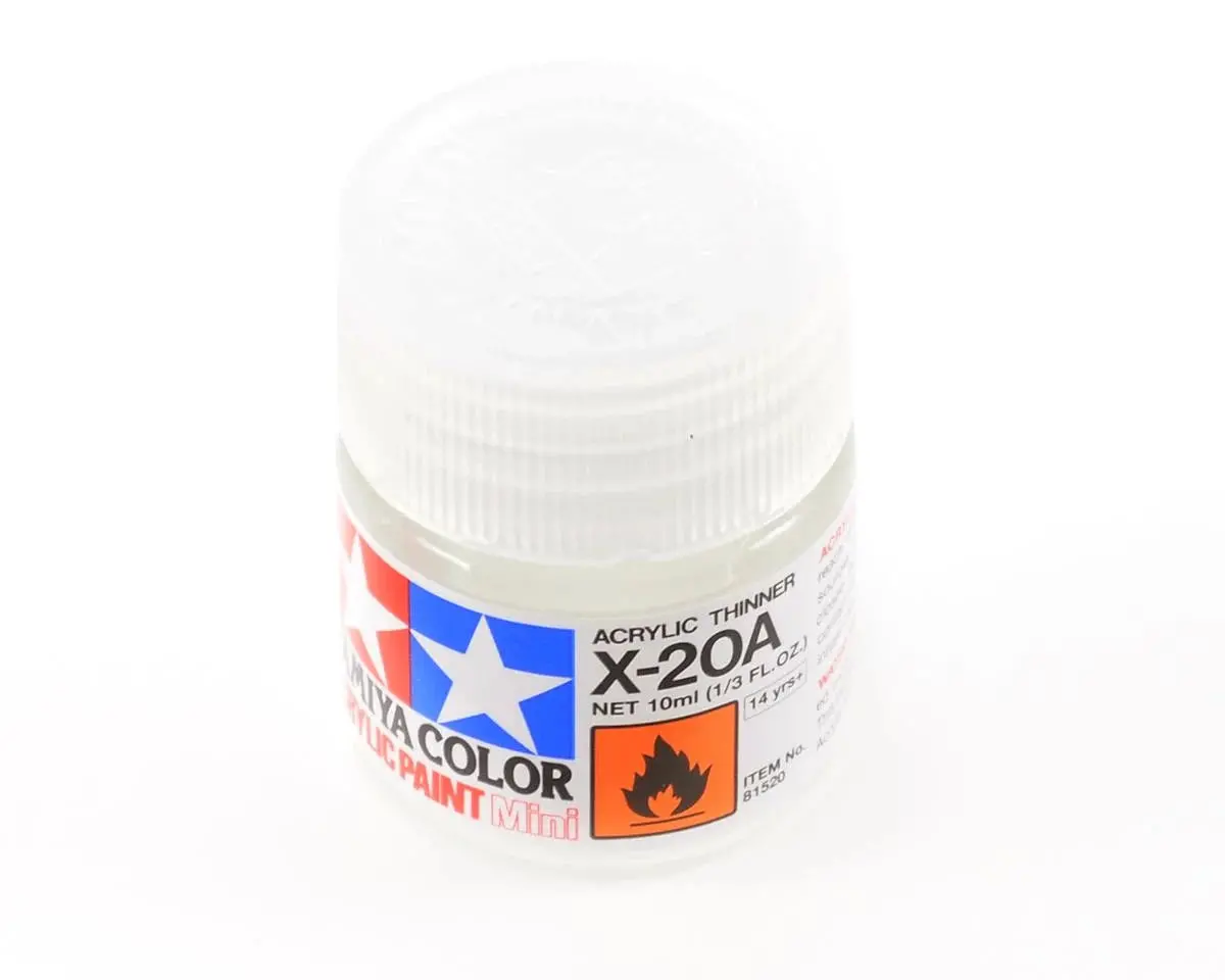 Tamiya X-20A Acrylic Paint Thinner (10Ml) - Tam81520 1