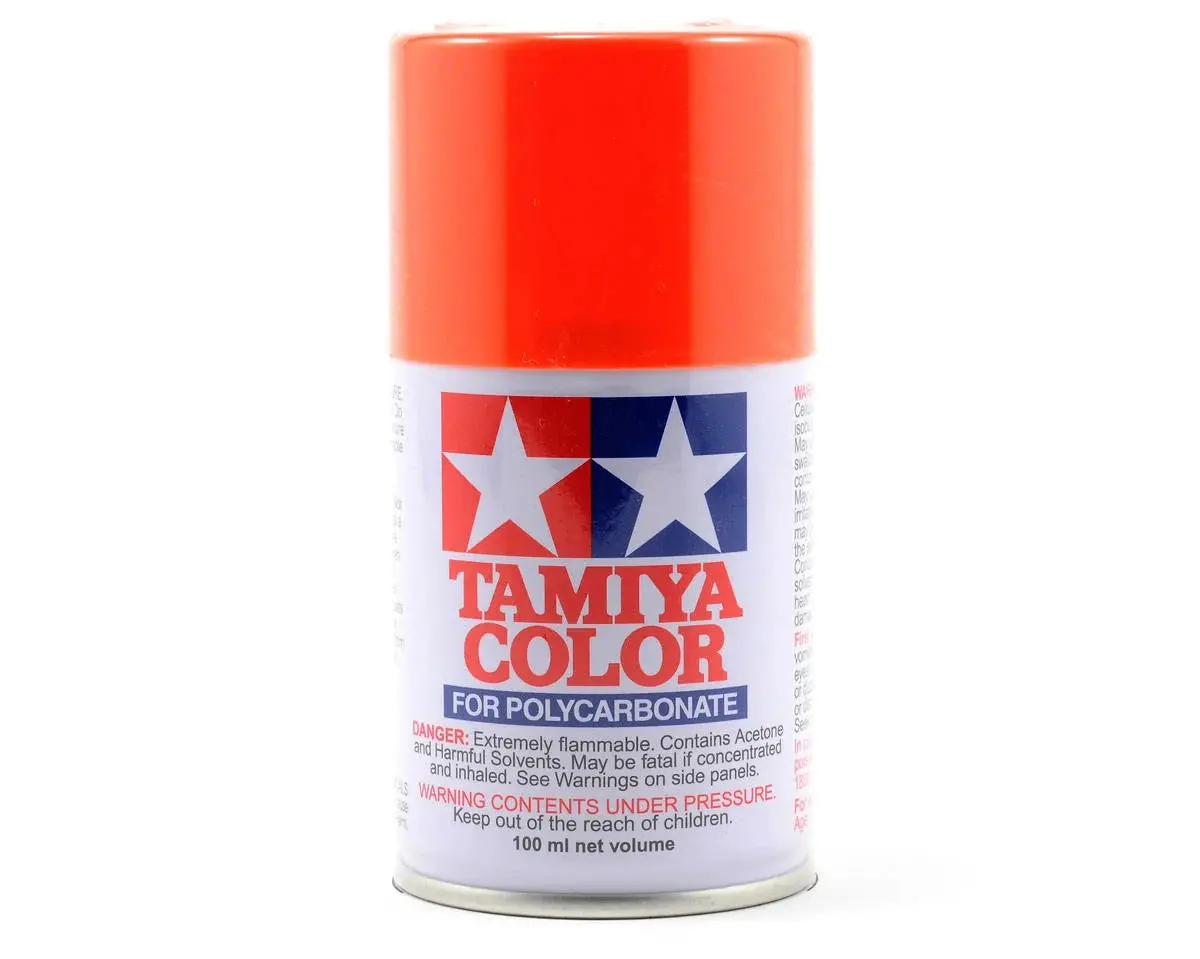 Tamiya Ps-7 Orange Lexan Spray Paint (100Ml) 1