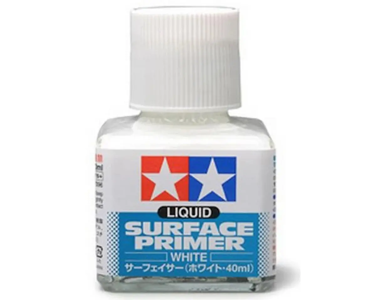 Tamiya White Liquid Surface Primer (40Ml) - Tam87096 1