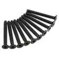 Axa470 Hex Socket Tap Flat Head M3x25mm Black (10) 1