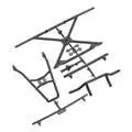 Ax31305 Rear Lower Cage/Tire Retainer Tt-380 1
