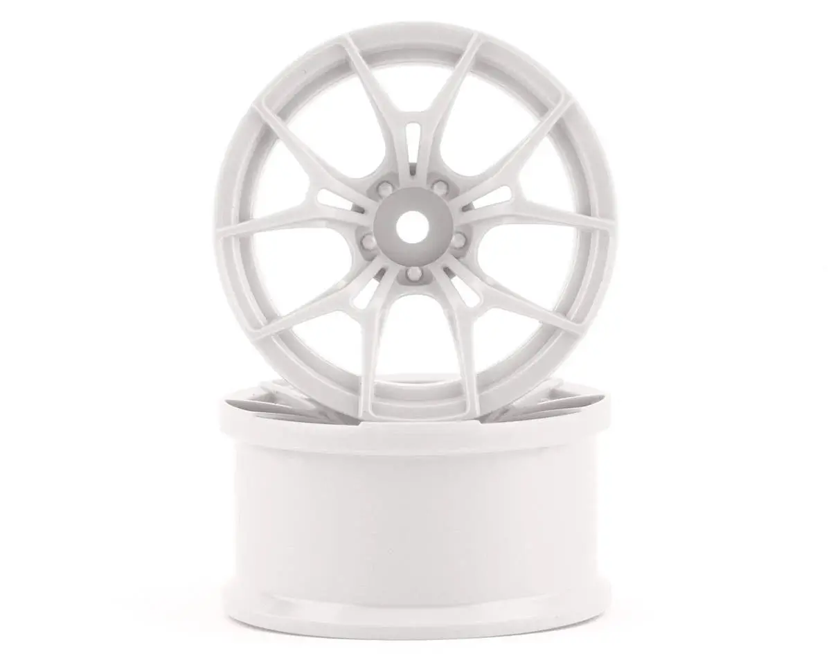 Topline Fx Sport Multi-Spoke Drift Wheels (White) (2) (8Mm Offset) W/12Mm Hex - Tdw-088Wh 1
