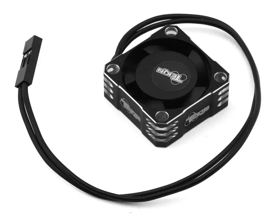 Tekin 25X25x10 Hiflow Aluminum Cooling Fan (Black/Silver) (Tt3860) 1