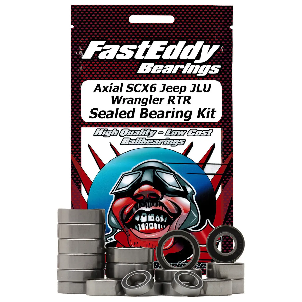 Fasteddy Axial Scx6 Jeep Jlu Wrangler Rtr Sealed Bearing Kit 1