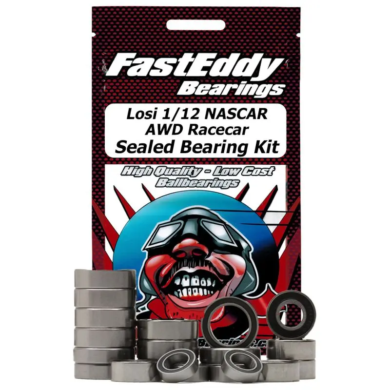 Fasteddy Losi 1/12 Nascar Awd Racecar Sealed Bearing Kit 1