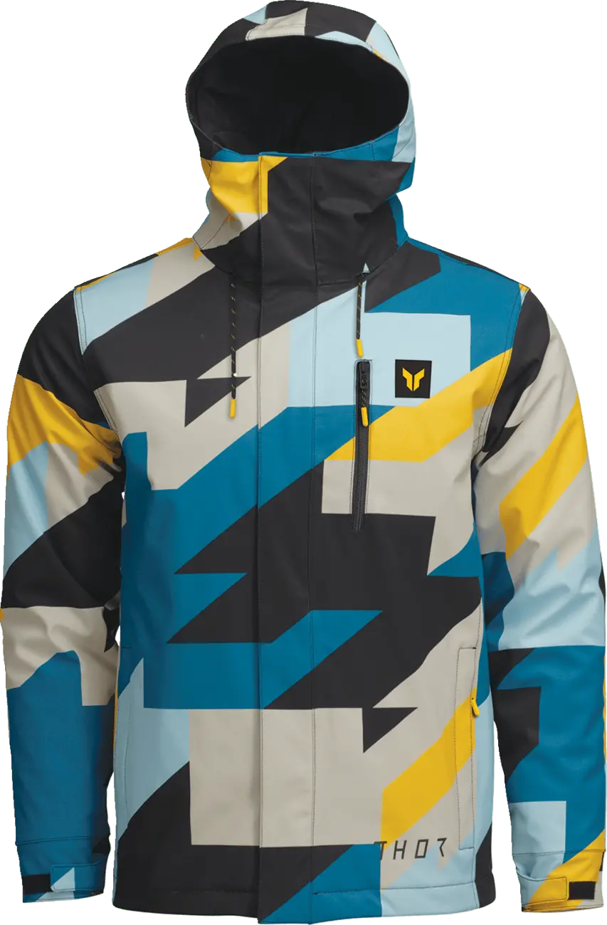 Thor Brave Tour Jacket - Blue/Yellow - Small - 2920-0817 1