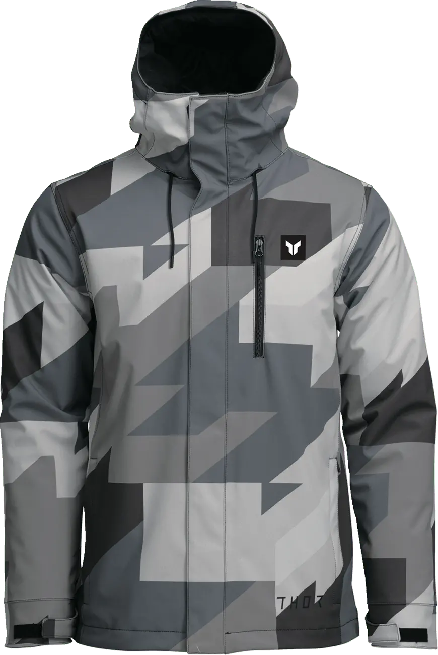 Thor Brave Tour Jacket - Gray/Black Camo Large 2920-0863 1