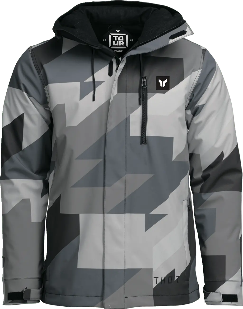 Thor Brave Tour Jacket - Gray/Black Camo - Medium - 2920-0862 1