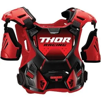 Thor Mx Guardian Roost Deflector - Red/Black - Youth 1