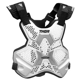 Thor Sentinel Ltd Race Roost Guard - White - Lightweight Low-Profile 1