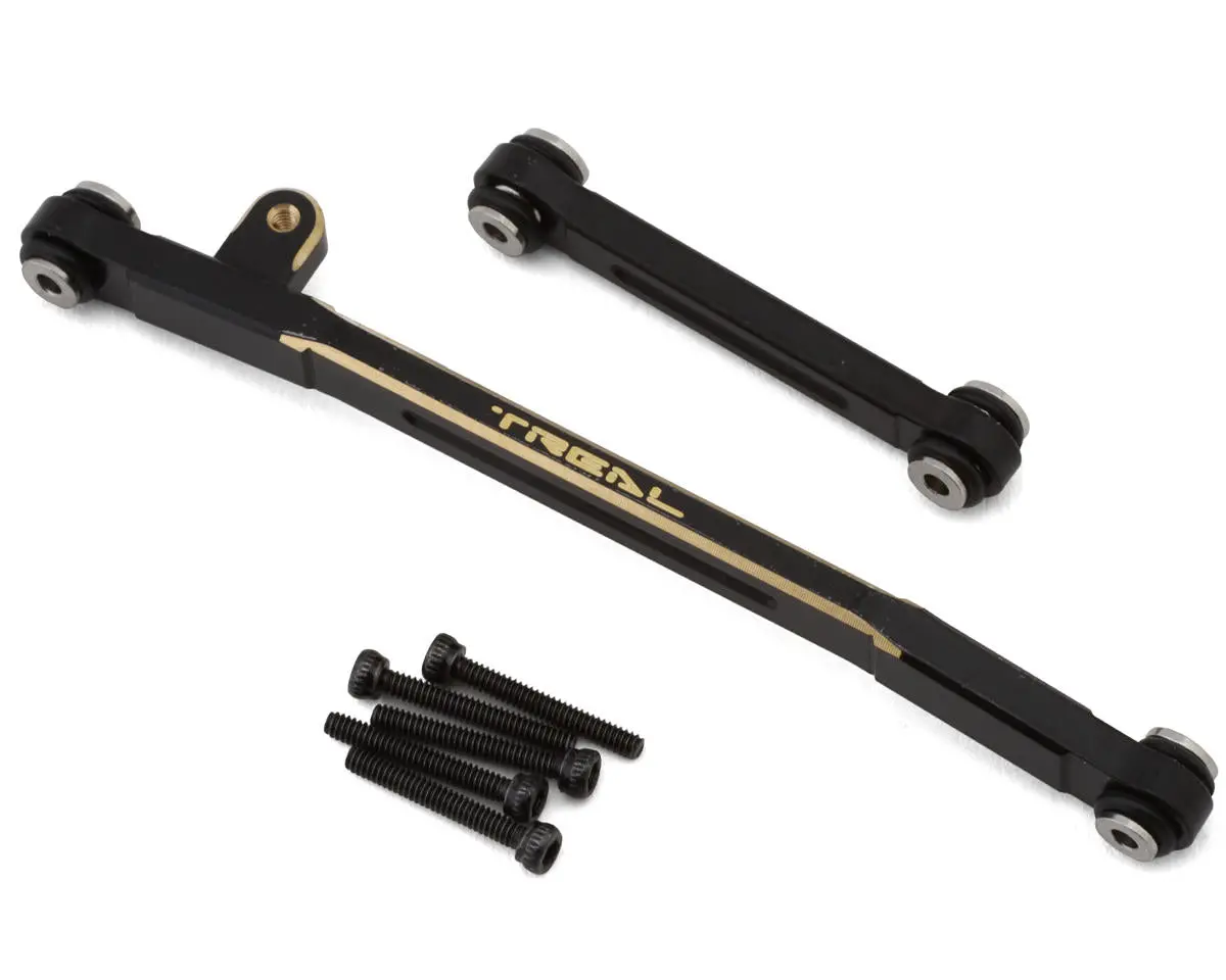 Treal Hobby Axial Scx24 Brass Steering Linkage Set (10G) (Black) 1