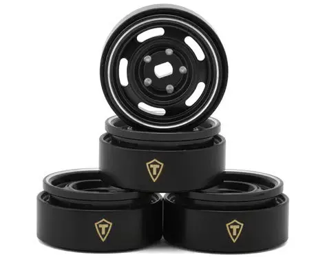 Treal Hobby 0.7" 5-Slot Aluminum Micro Rock Crawler Beadlock Wheels (Choose Color) (4) (8G Ea) 1
