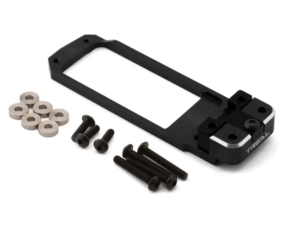 Treal Hobby Scx6 Adjustable Aluminum Servo Mount (Black) 1