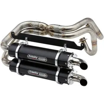 Trinity Racing Stage 5 Dual Exhaust System - Tr-4170D-Bk - 2019-2022 Honda Talon 1000X, 1000R 1