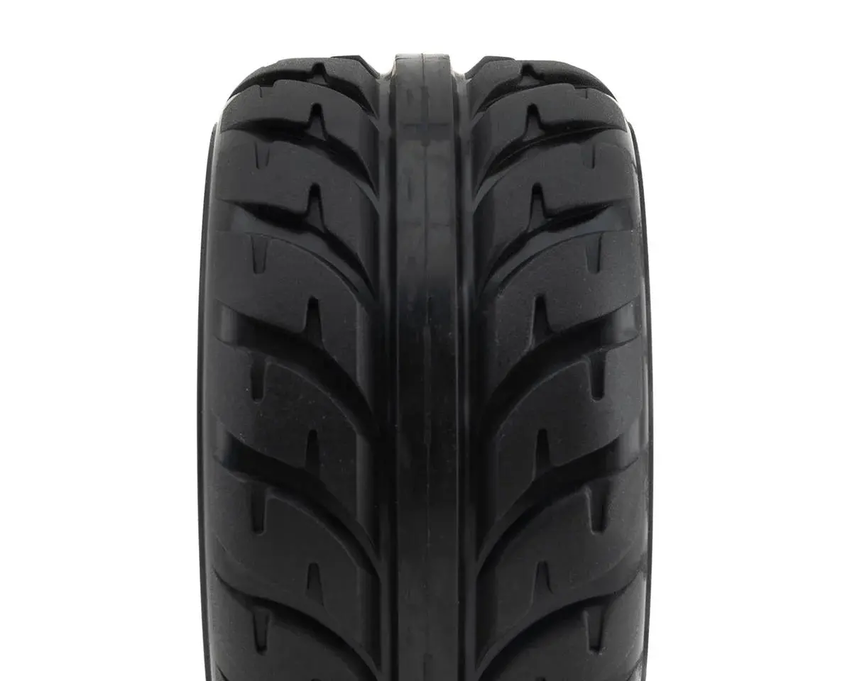 Upgrade Rc Low-Pro Belted Street Radials 2.8" Pre-Mounted On-Road Tires W/5-Star Wheels (2) (17Mm/14Mm/12Mm Hex) 2