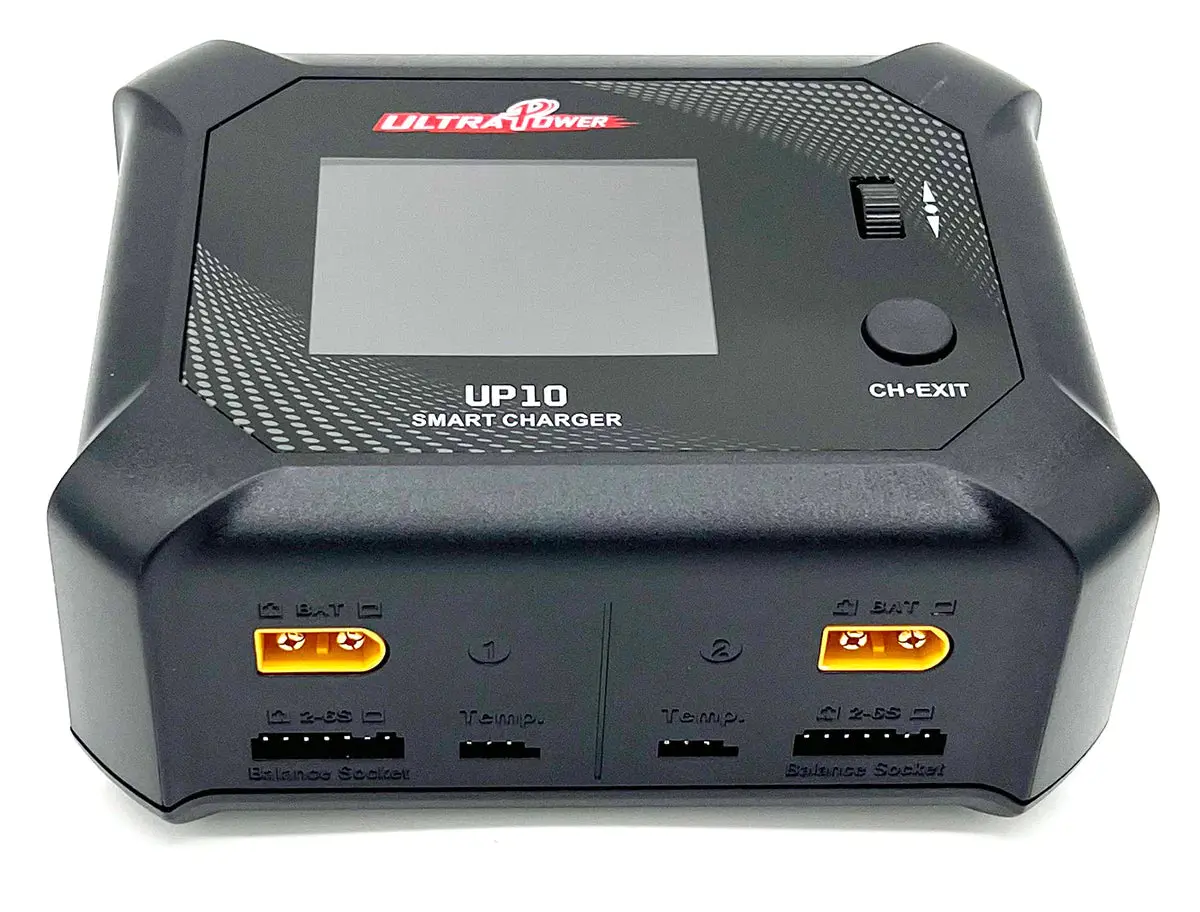 Ultra Power Technology - Up10 Ac 100W / Dc 2X100w Dual Port Multi-Chemistry Smart Charger - Uptup10 1