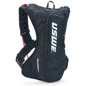 Uswe Outlander 4L Backpack - 3.0L Hydration System - Black, And Crazy Yellow 1