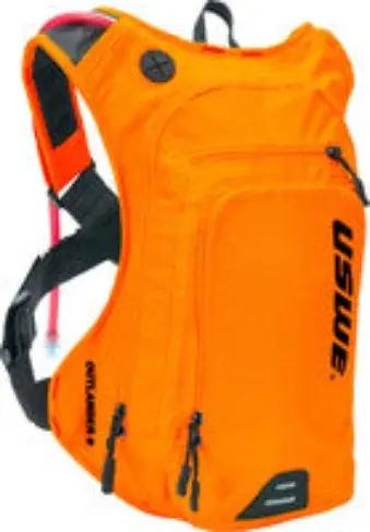 Uswe Outlander 9L Hydration Pack - Orange, And Carbon Black 2