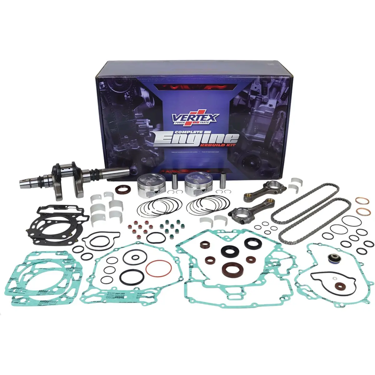 Vertex Hr00217 Complete Engine Rebuild Kit For Can-Am Outlander And Commander Models 1