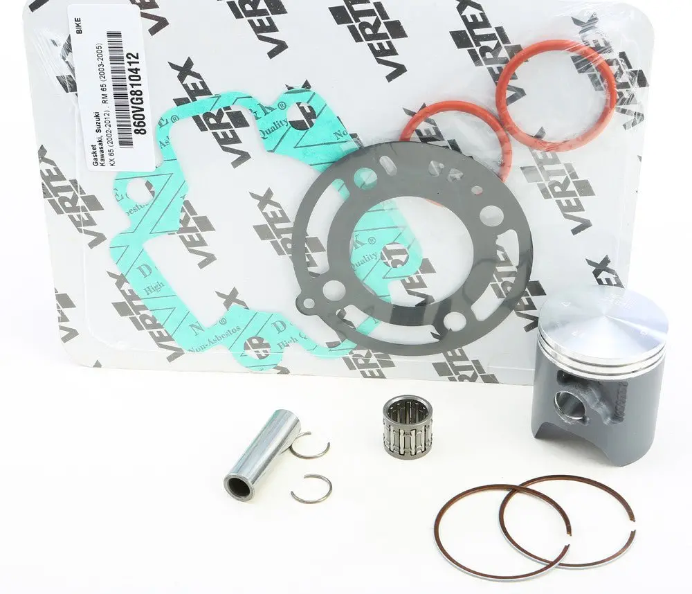 Vertex Top End Piston Kit - Vtk22860b - 48.45/Std. - 2001-2013 Kawasaki Kx85 1