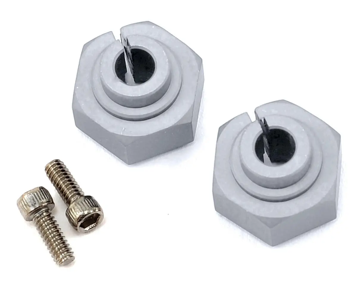 Vanquish Products Aluminum 12Mm Clamping Wheel Hex (2) (Silver) 1