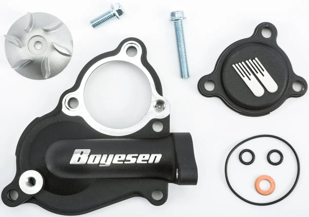 Boyesen - Wpk-17Ab - Supercooler Black Water Pump Kit 2017–2024 Kawasaki Kx250f/Kx250x  - High-Flow Cooling 1