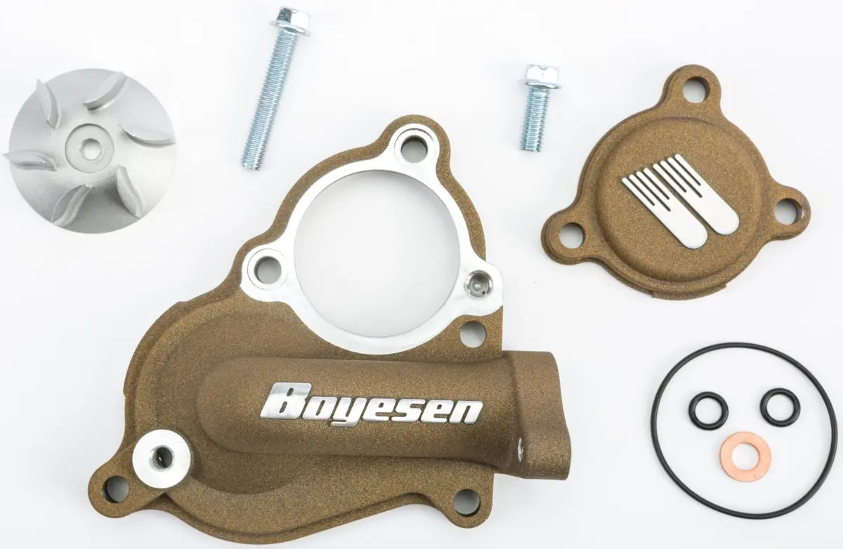 Boyesen - Wpk-17Am - Supercooler Magnesium Water Pump Kit 2017–2024 Kawasaki Kx250f Kx250x - High Flow Cooling 1