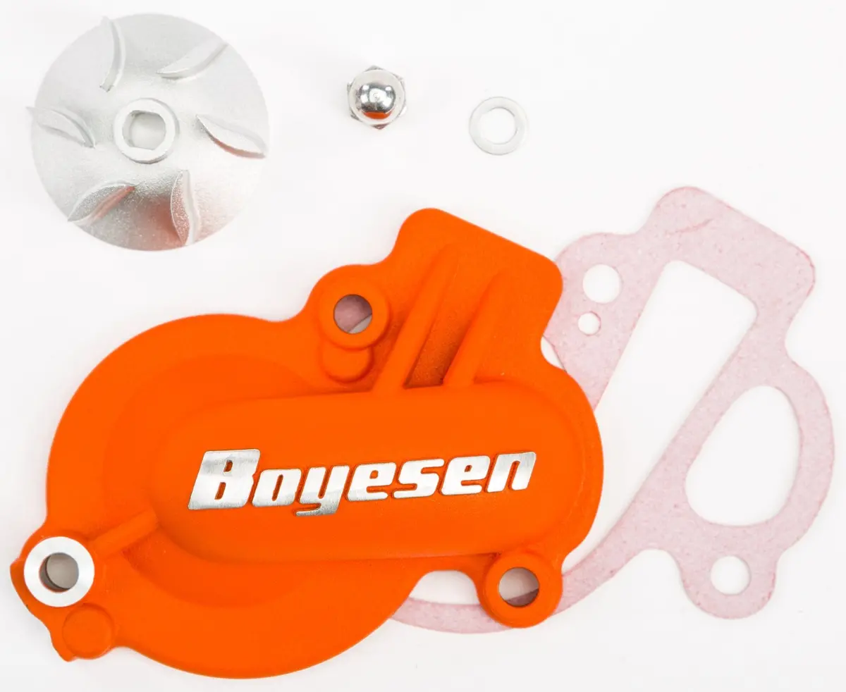 Boyesen Wpk-45Ao Supercooler Water Pump Cover & Impeller Kit Orange For 2016–2019 Ktm 450 Sx-F Xc-F 500 Exc-F 1