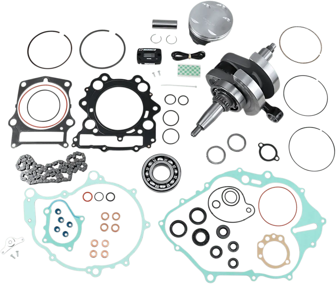 Wiseco Engine Rebuild Kit Pwr133-101 For Yamaha Yfm660r Raptor, 101.00 Mm Pistons And Complete Top & Bottom End Components 1