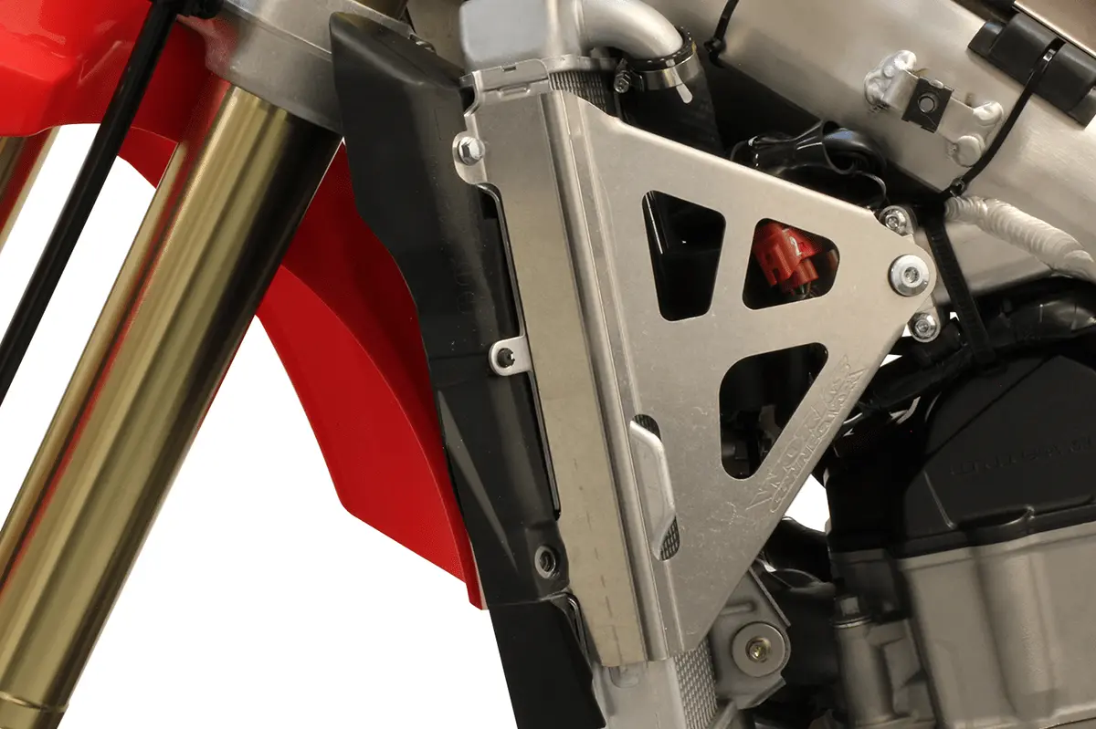 Works Connection 18-708 Radiator Brace Set - Silver - Honda Crf450r/Crf450rx 2017-2018 1
