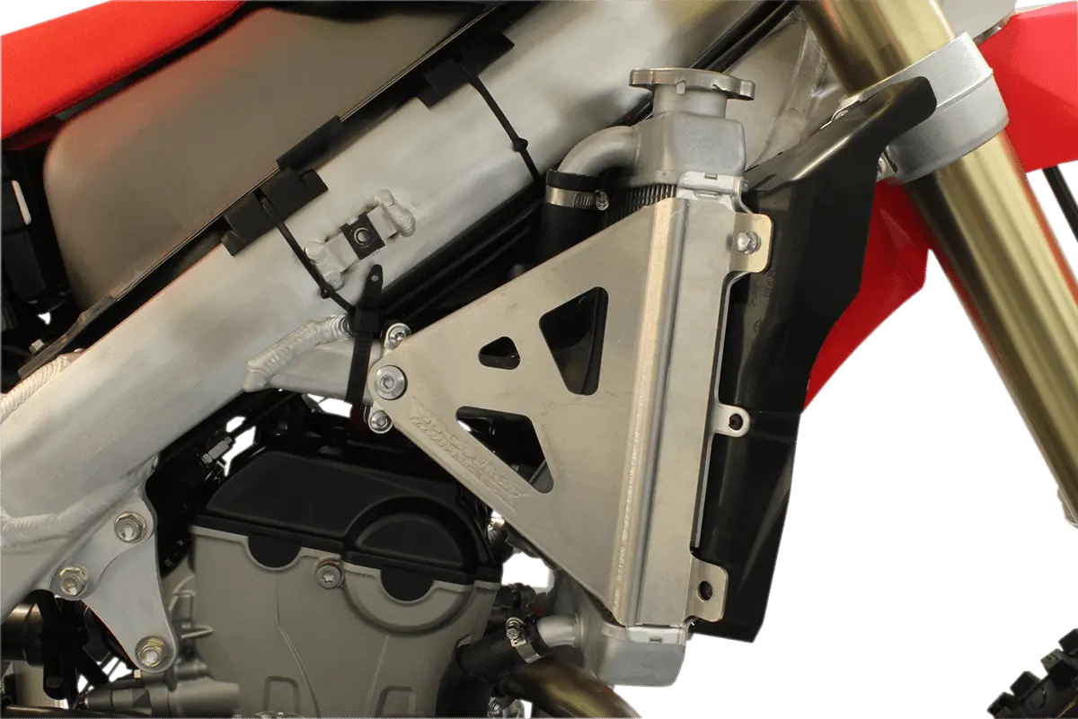 Works Connection 18-777 Radiator Brace Set - Silver - Honda Crf250r/Crf250rx 2018-2021 1