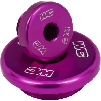 Works Connection 24-P551 Billet Engine Plug - Purple - Yamaha Yz450f, Yfz450 1