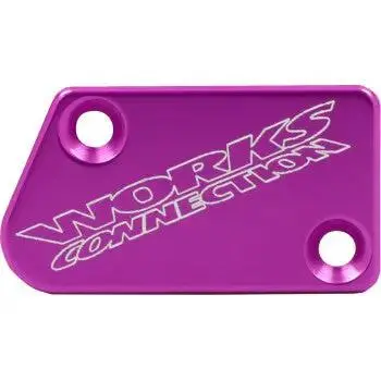 Works Connection Billet Brake Caps Front Or Rear - Purple - 2003-2024 Yamaha Yz125, Yz250, Yz250f, And Yz450f 1