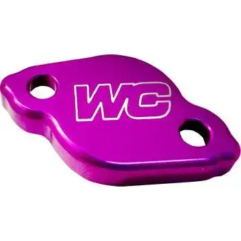 Works Connection Billet Brake Caps Front Or Rear - Purple - 2003-2024 Yamaha Yz125, Yz250, Yz250f, And Yz450f 2