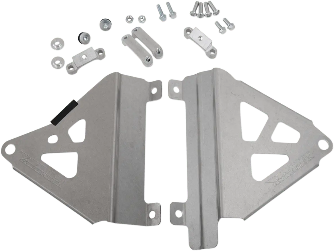 Works Connection - Radiator Brace Set - Silver - Honda Crf450l/Crf450x - 18-719 1