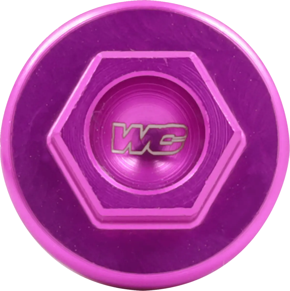 Works Connection Honda 24-P079 Oil Fill Plug - Purple Aluminum Replacement 1