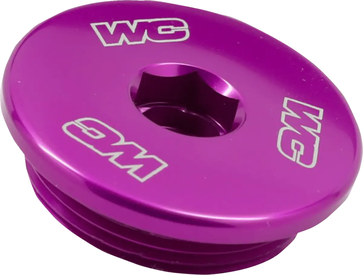 Works Connection Honda 24-P491 Engine Plugs * Premium Aluminum Replacement Set In Purple 1