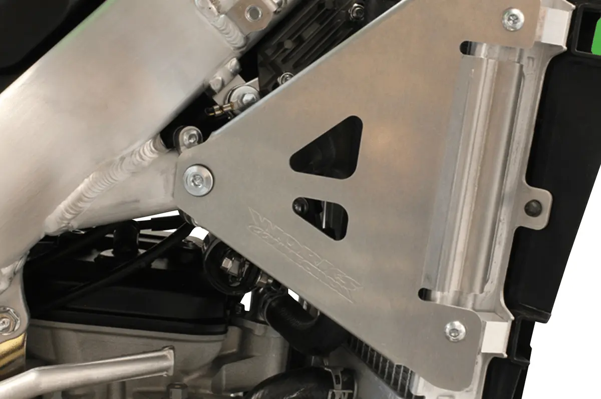 Works Connection 18-198 Radiator Brace – Silver – Kawasaki Kx250/Kx250f 2017-2020 1