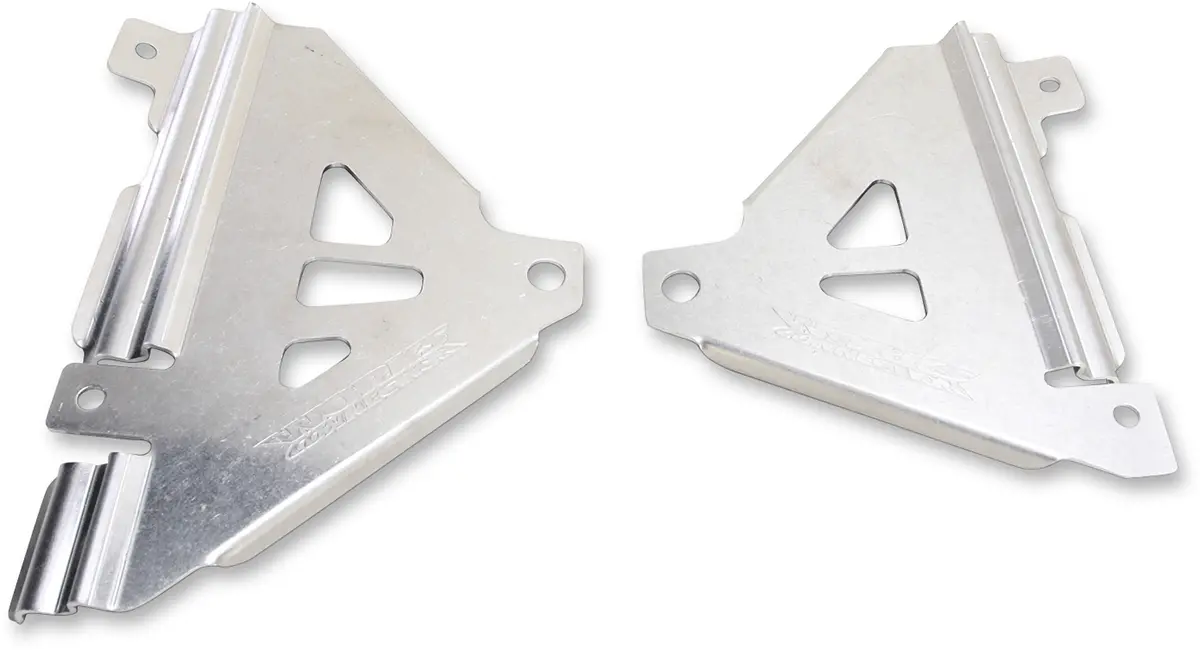 Works Connection Radiator Brace Set - Silver -  Kawasaki 2016-2018 Kx450f - 18-299 1