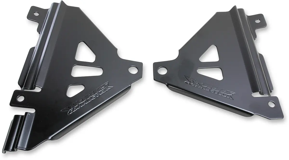Works Connection - Radiator Brace Set - Black - 2016–2018 Kawasaki Kx450f - 18-B299 1