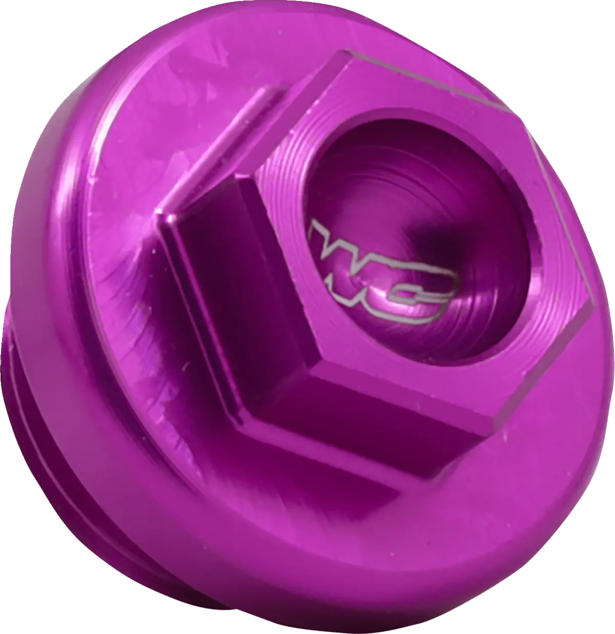 Works Connection Oil Fill Plug For Kawasaki And Suzuki 24-P194 - Purple Aluminum Replacement 1