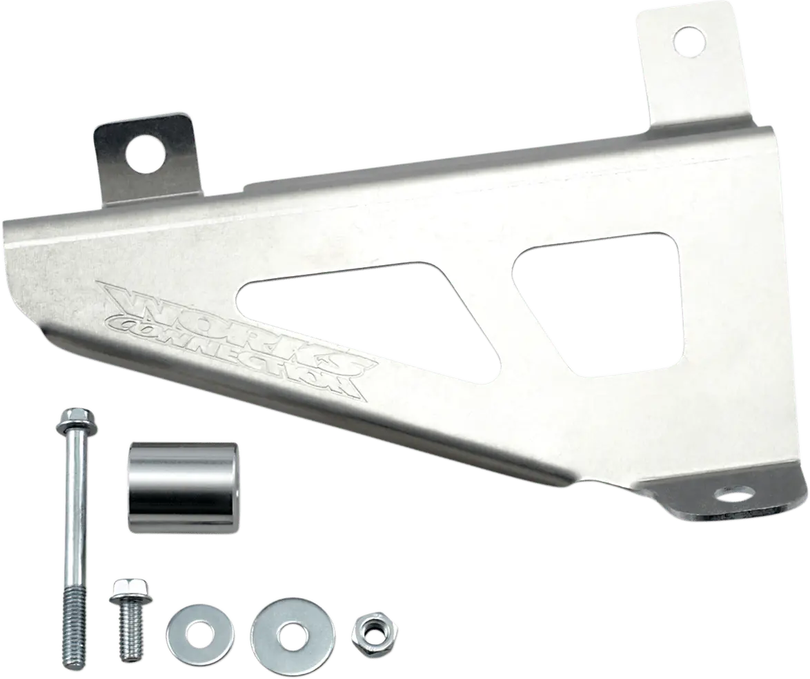 Works Connection Radiator Brace Set - Silver - 2018–2025 Yamaha Yz65 - 18-126 1