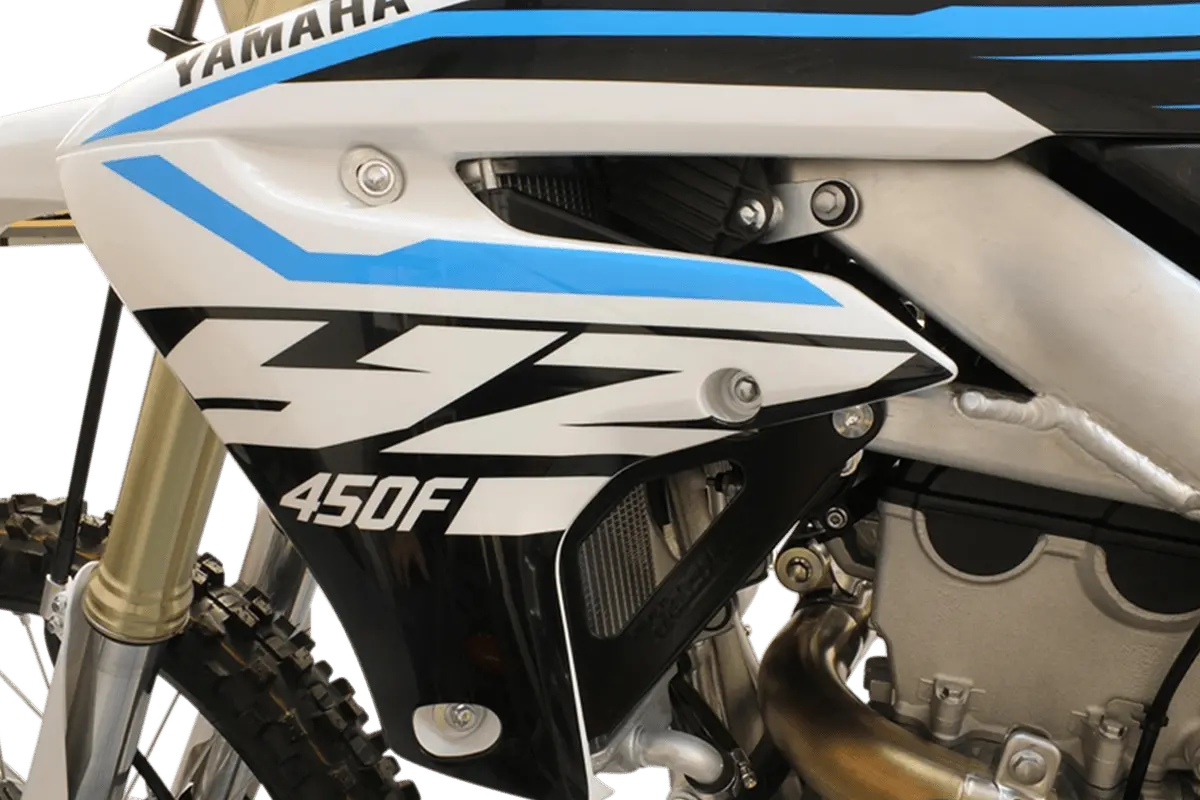 Works Connection Radiator Brace Set - Black - Yamaha Yz450f - 18-B268 1