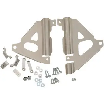 Works Connection Radiator Brace Set – Silver Or Black – 2019-2023 Kawasaki Kx450, 2021-2024 Kx250 2