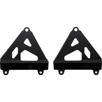 Works Connection Radiator Brace Set - Silver Or Black - 2021-2024 Honda Crf450r, 2022-2024 Crf250r 2
