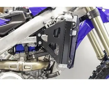 Works Connection Radiator Braces Silver Or Black - 2023-2024 Yamaha Yz450f, 2024 Yz250f 1