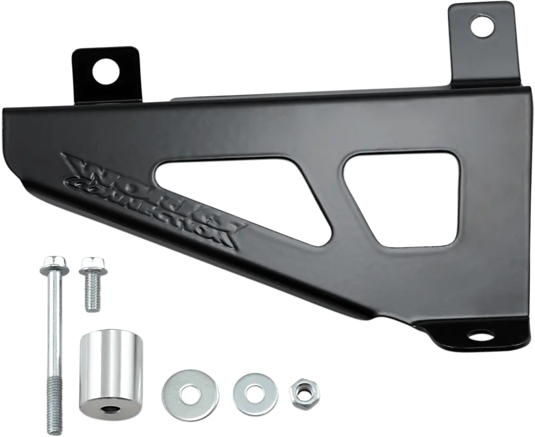 Works Connection - Radiator Brace Set - Black - Yamaha Yz65 2018-2025 - 18-B126 1