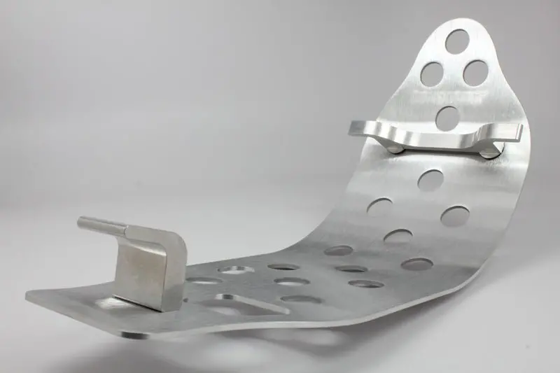 Works Yamaha Yz250f & Yz450f Skid Plate With Rubber Isolator Mounting System Part 10-267 1